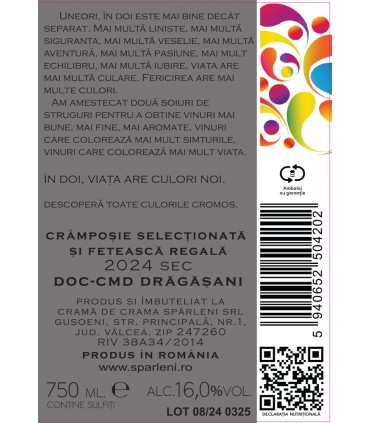 CROMOS 1 Cramposie Selectionata si Feteasca Regala 2024