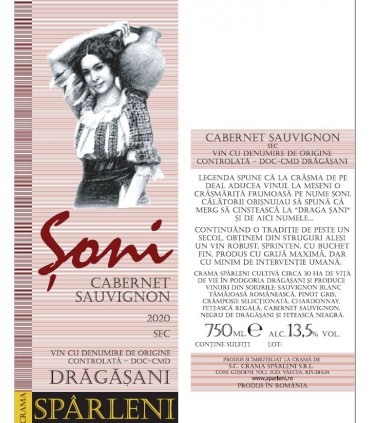 Cabernet Sauvignon 2022 Rosu Sec – Sani